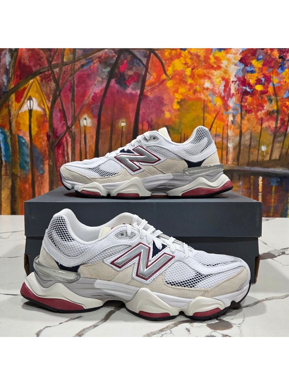 New Balance 9060 Shadow Red Size 11 Men's Running Shoes U90603MT